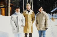 1990 - with Ferhat Khendek and Cheng Wu at sugar party .jpg 6.7K
